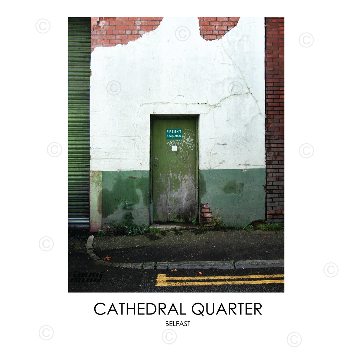 CATHEDRAL QUARTER BELFAST - Contemporary Photography Print from Northern Ireland