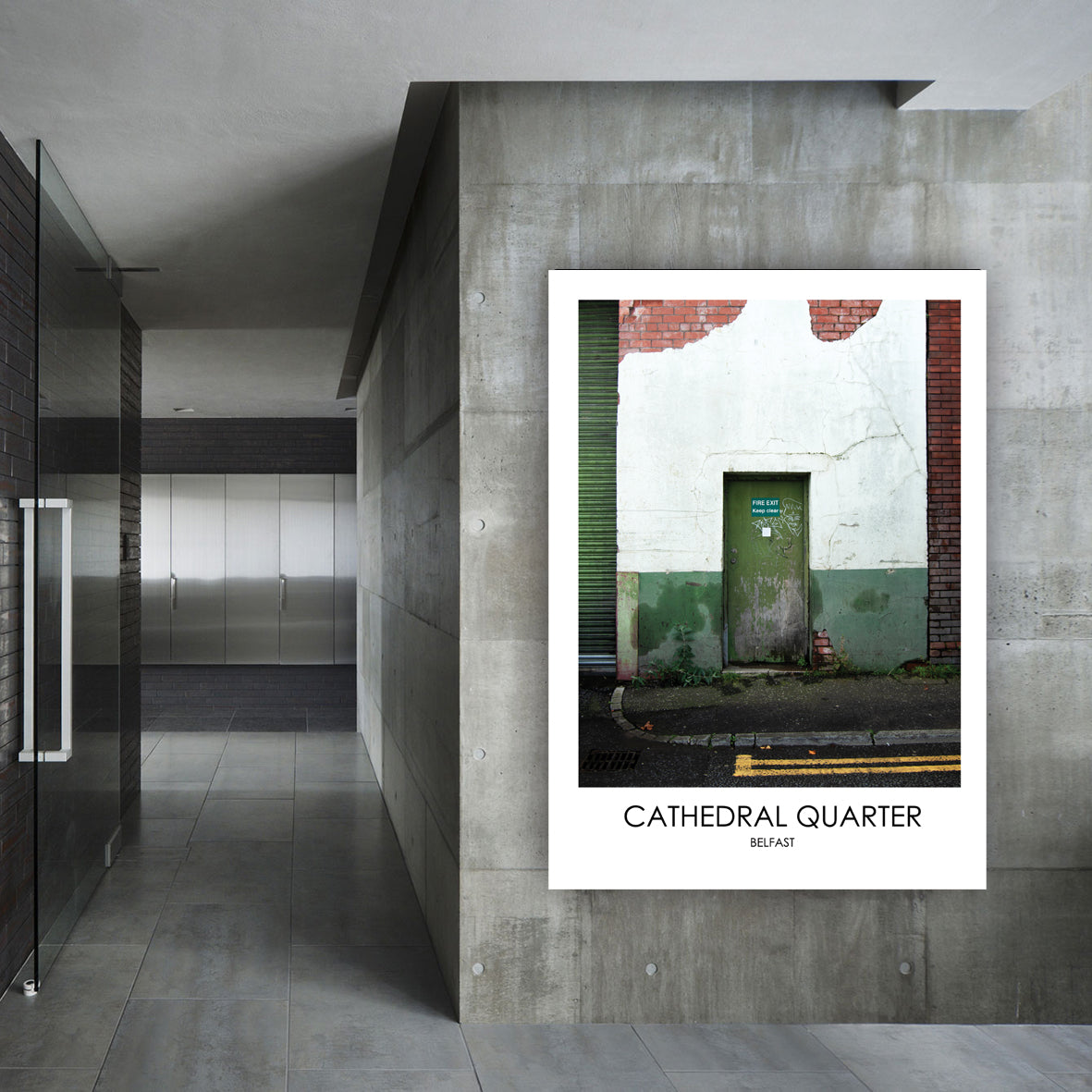 CATHEDRAL QUARTER BELFAST - Contemporary Photography Print from Northern Ireland