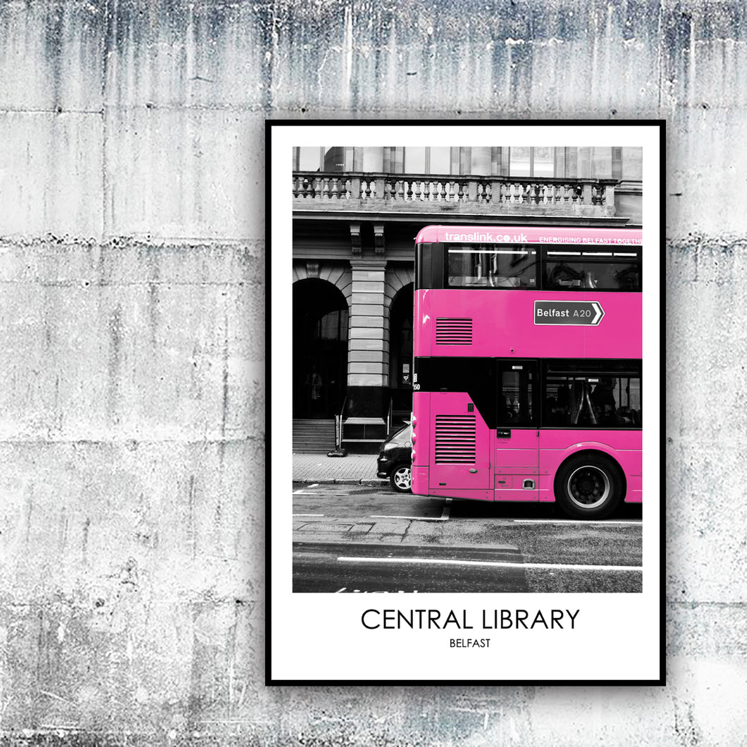 CENTRAL LIBRARY BELFAST - Contemporary Photography Print from Northern Ireland