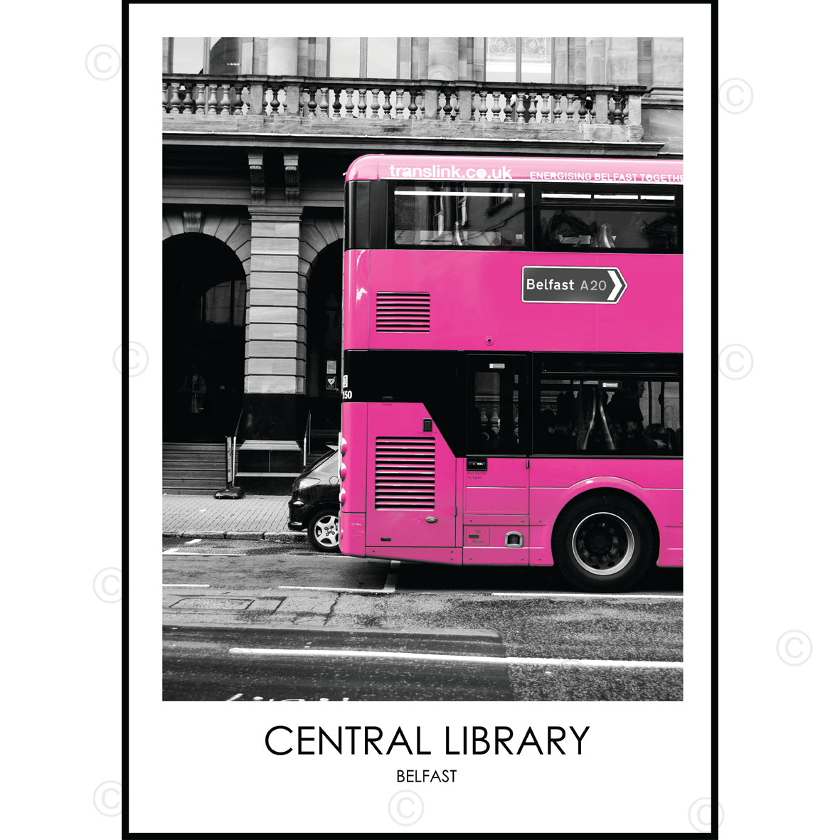 CENTRAL LIBRARY BELFAST - Contemporary Photography Print from Northern Ireland