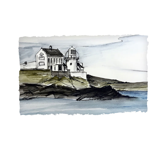 CROOKHAVEN LIGHTHOUSE - Most Southwestern Tip Ireland County Cork by Stephen Farnan