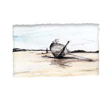Load image into Gallery viewer, CASTAWAY - Shipwreck Boat Bád Eddie County Donegal by Stephen Farnan
