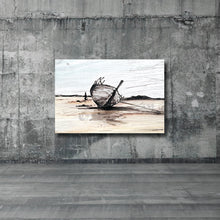 Load image into Gallery viewer, CASTAWAY - Shipwreck Boat Bád Eddie County Donegal by Stephen Farnan
