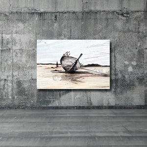 CASTAWAY - Shipwreck Boat Bád Eddie County Donegal by Stephen Farnan