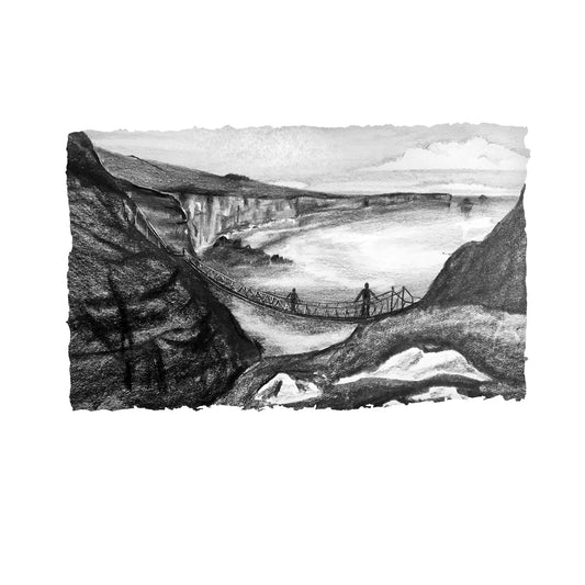 Carrick - a - Rede Rope Bridge - County Antrim by Stephen Farnan