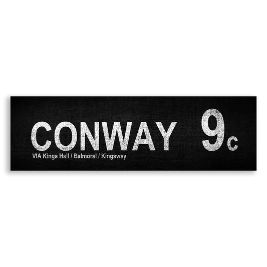CONWAY / Via Kings Hall / Balmoral / Kingsway 9c