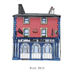BLUE NOTE - Galway Pub Print - Made in Ireland