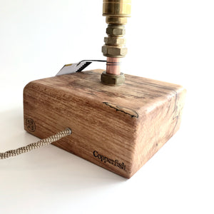 Forager Table Lamp - Spalted Irish Beech - Felled 2014