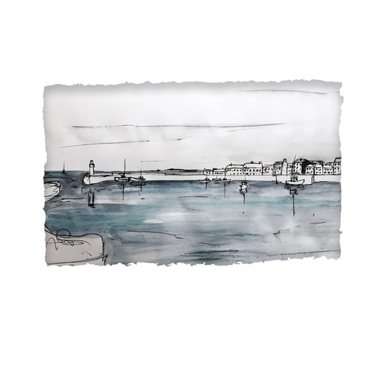 DONAGHADEE HARBOUR - Town Ards Peninsula County Down by Stephen Farnan
