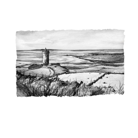 Doonagore Castle - County Clare by Stephen Farnan