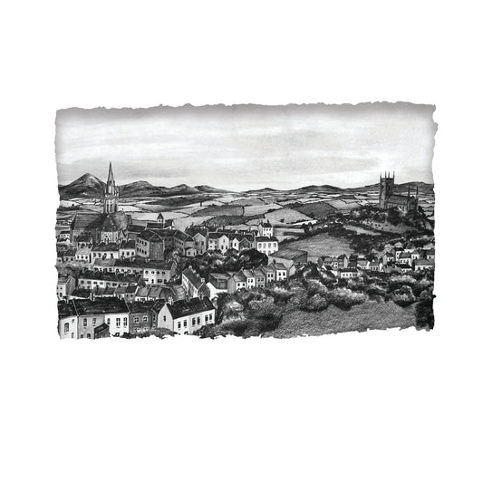 DOWNPATRICK - St Patrick Town County Down by Stephen Farnan