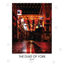 Load image into Gallery viewer, THE DUKE OF YORK BELFAST - Night - Contemporary Photography Print from Northern Ireland
