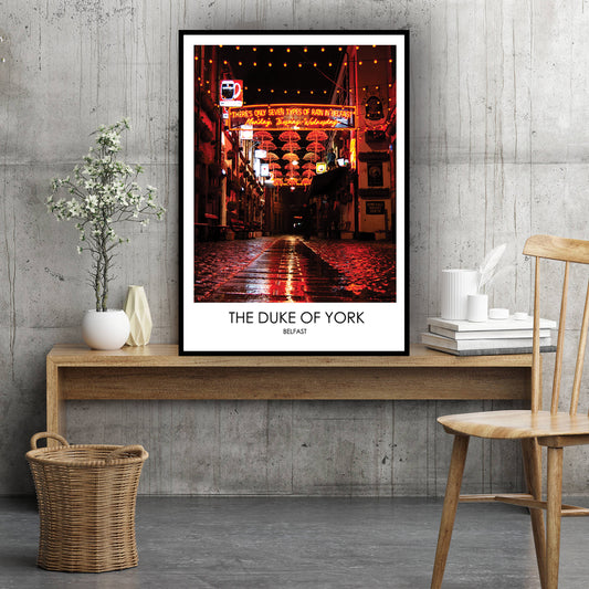 THE DUKE OF YORK BELFAST - Night - Contemporary Photography Print from Northern Ireland