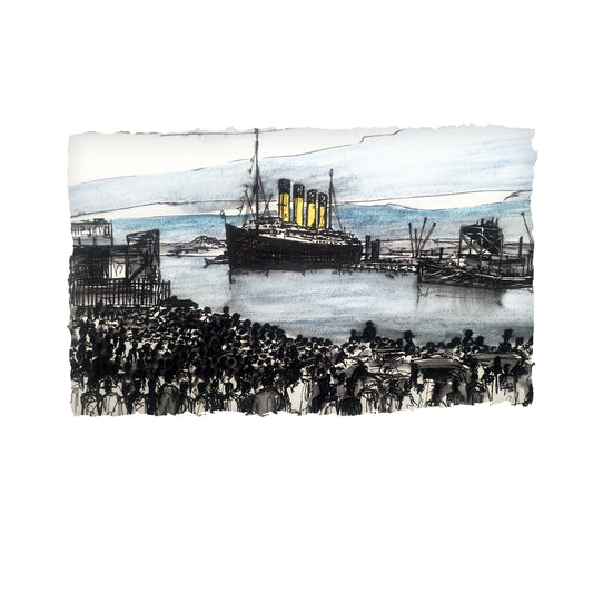 The Day Titanic Left Us - Belfast by Stephen Farnan