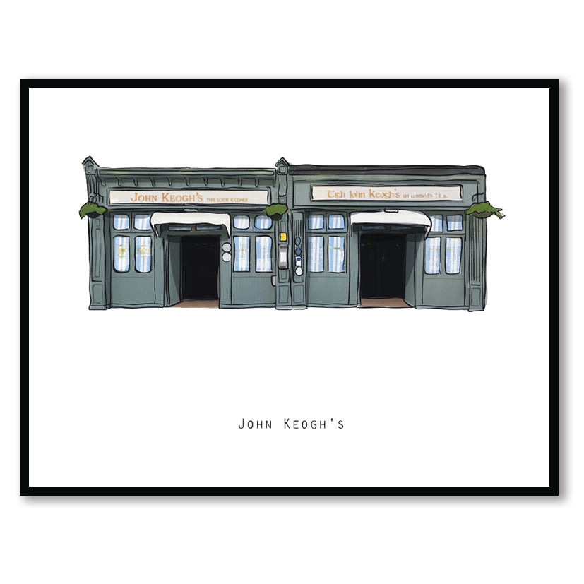 JOHN KEOGH’S - Galway Pub Print - Made in Ireland