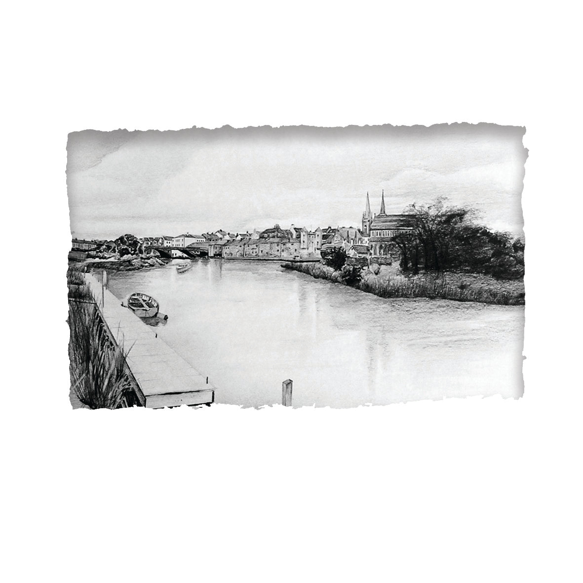 ENNISKILLEN - Town County Fermanagh by Stephen Farnan