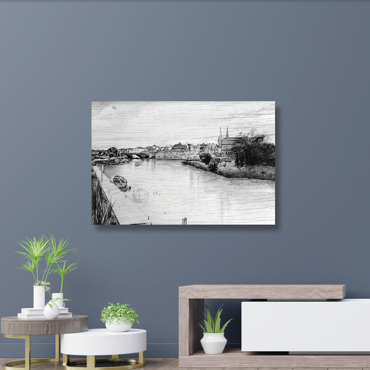 ENNISKILLEN - Town County Fermanagh by Stephen Farnan