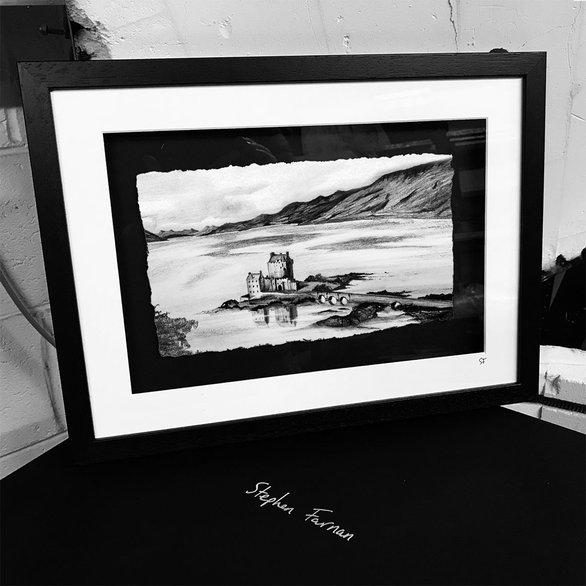 EILEAN DONAN CASLTE, SCOTLAND - Scottish Highlands Castle loch Britain by Stephen Farnan Made in Ireland - H13