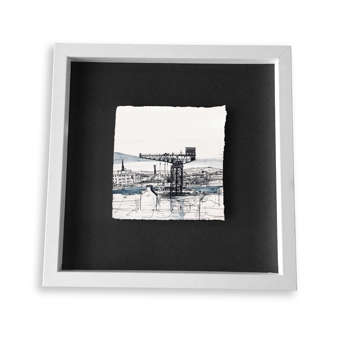 FINNIESTON CRANE, GLASGOW - Iconic Crane in docklands of Glasgow City by Stephen Farnan Made in Ireland