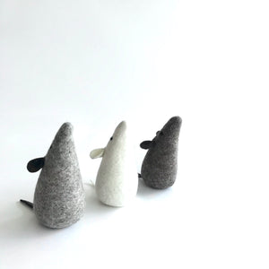 THREE BLIND MICE - Felt Wool Animal Art by Flock Studio - Made in Dublin, Ireland