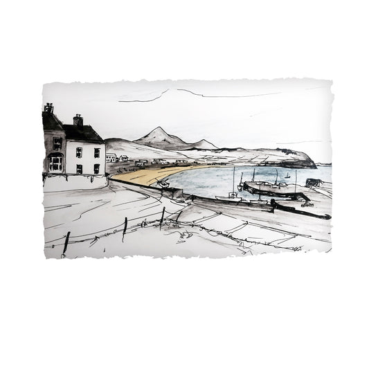 GREYSTONES HARBOUR - Seaside Coastal Town County Wicklow by Stephen Farnan