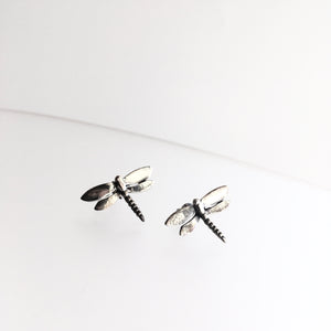 DRAGONFLY Earrings solid Silver (Large)