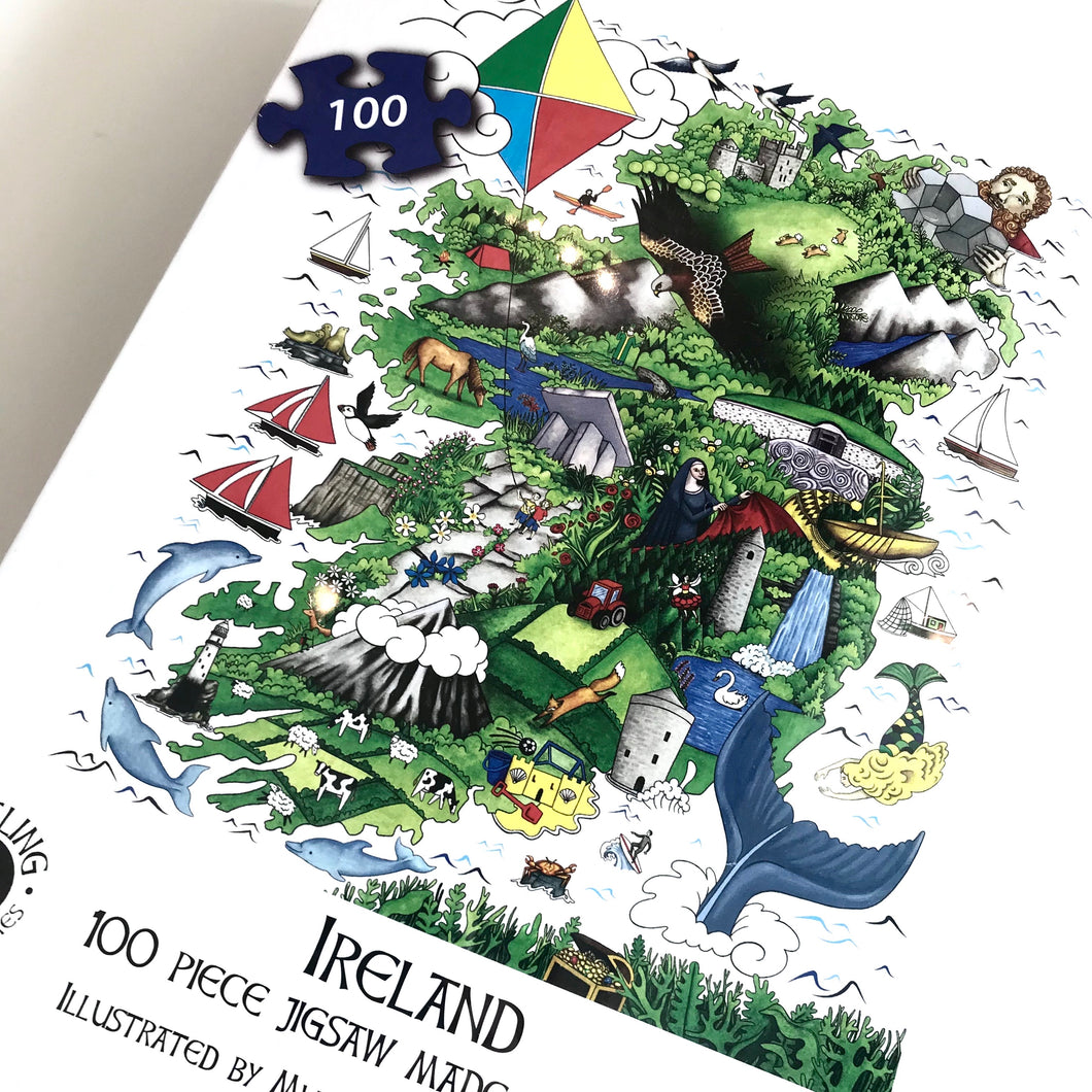 IRELAND Junior Jigsaw Puzzle - Made in Ireland - 100 piece