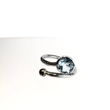 Load image into Gallery viewer, Honeysuckle Blue Topaz Ring - Solid Silver
