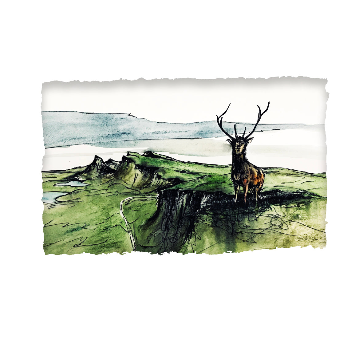 THE HIGHLANDS OF SCOTLAND - Scottish Highlands Mountains Britain by Stephen Farnan Made in Ireland - H13