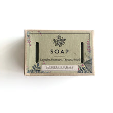 Load image into Gallery viewer, Lavender Rosemary Thyme &amp; Mint Soap - Handmade in Ireland
