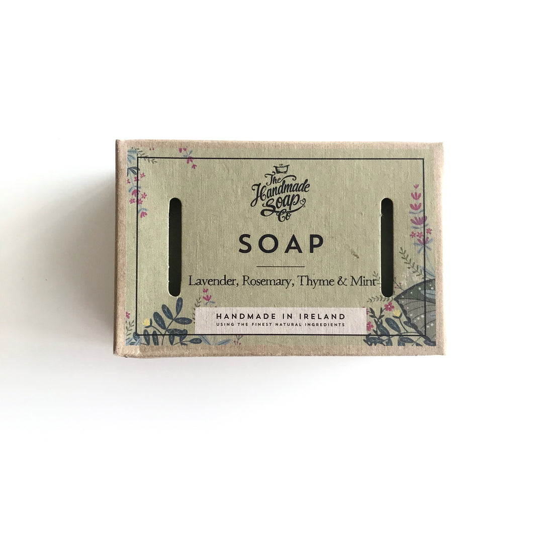 Lavender Rosemary Thyme & Mint Soap - Handmade in Ireland