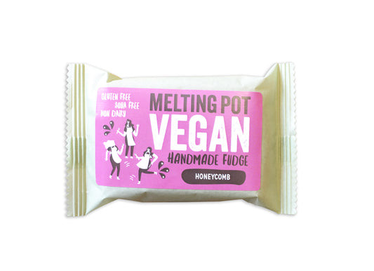 Melting Pot Vegan Honeycomb Fudge - Handmade in Belfast