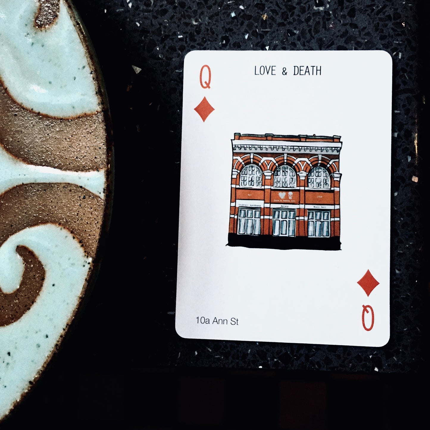 LOVE AND DEATH - Belfast Pub Print - Made in Ireland