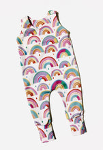Load image into Gallery viewer, Rainbow Dungarees for babies
