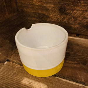 Sugar Bowl Yellow - Diem Pottery