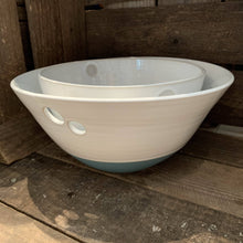 Load image into Gallery viewer, Blue Large &amp; Medium Bowl Set - Diem Pottery
