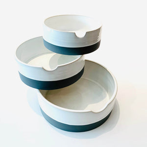 Grey Triple Bowl Set - Diem Pottery