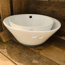 Load image into Gallery viewer, Grey Large &amp; Medium Bowl Set - Diem Pottery
