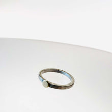 Load image into Gallery viewer, Silver &amp; 18ct Gold Beaten Ring
