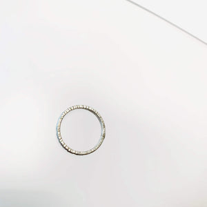Silver Beaten Ring
