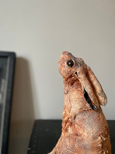'Star Gazer' - Irish Hare - Handmade Ceramic Sculpture