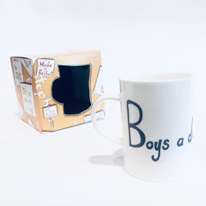 BOYS A DEAR - Belfast - Slang - humorous - bone - china - mug