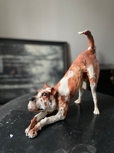 'Pup' - Street Dog - Handmade Ceramic Sculpture
