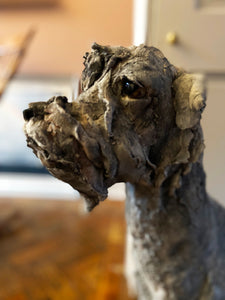 'Fitzpatrick' - Irish Wolfhound - Handmade Ceramic Sculpture