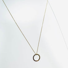 Load image into Gallery viewer, Gold Sun Necklace
