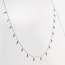 Load image into Gallery viewer, Silver Chilli Pod Necklace
