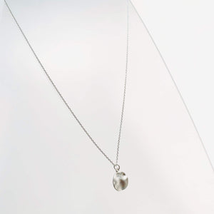 Silver Cornflake Necklace