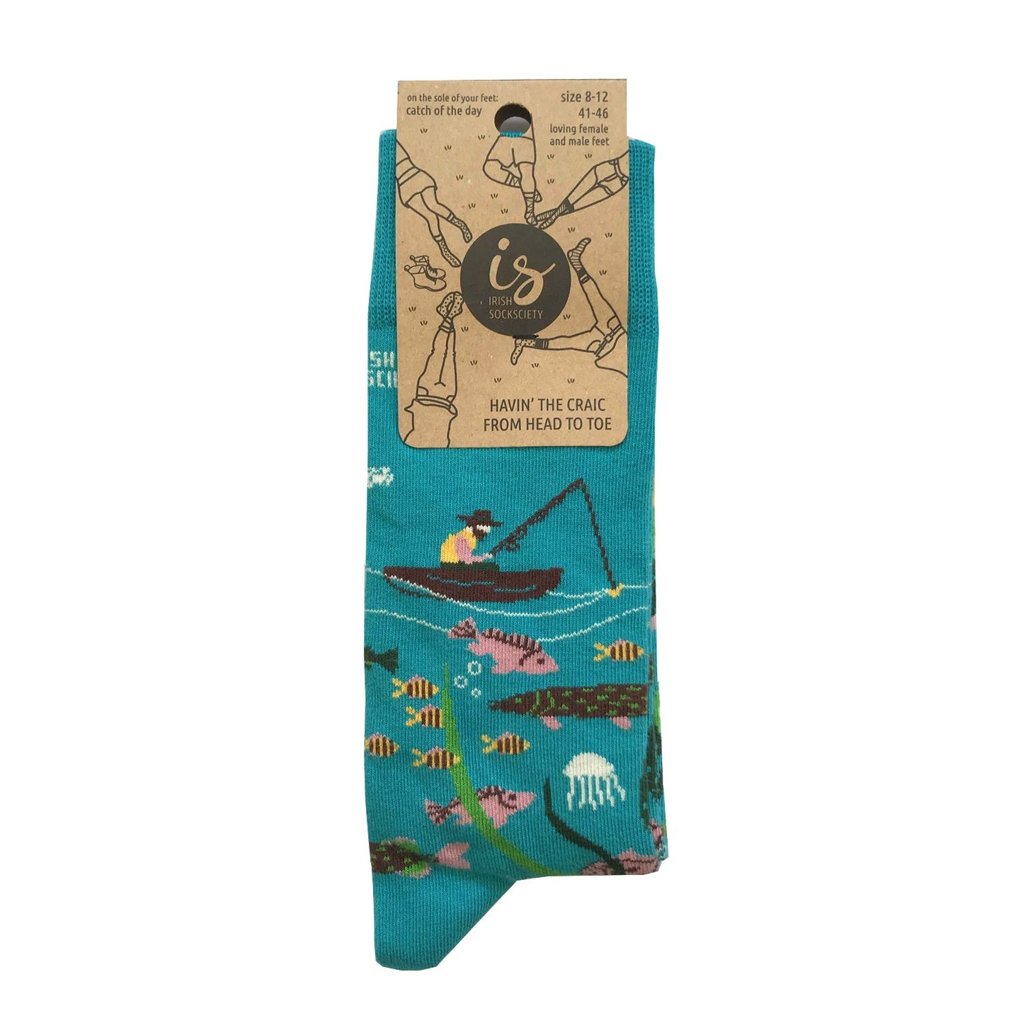 CATCH OF THE DAY - Funny Irish Socks Made in Ireland