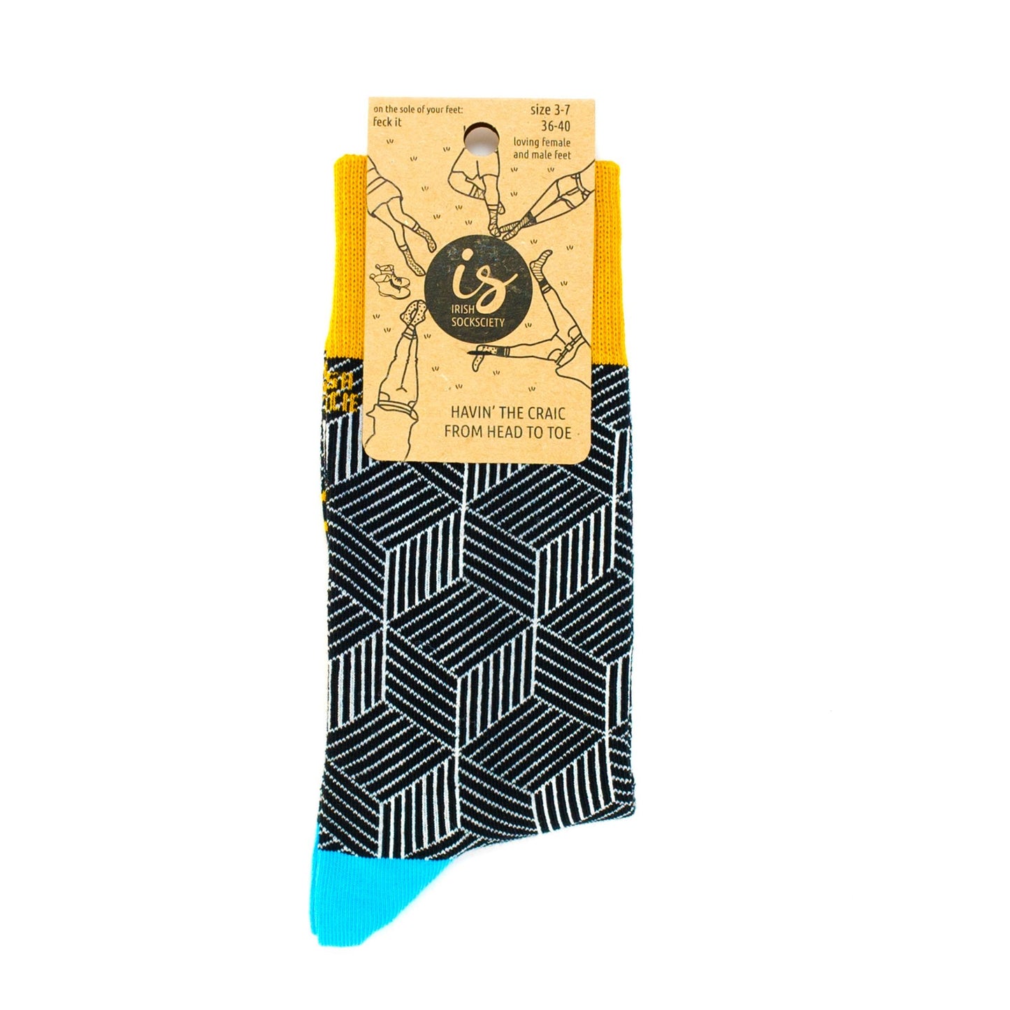 FECK IT - Funny Irish Socks Made in Ireland