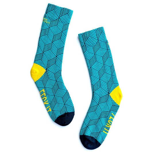 FECK IT - Blue -  Funny Irish Socks Made in Ireland